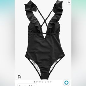 CUPSHE - one piece ruffle women’s swimsuit